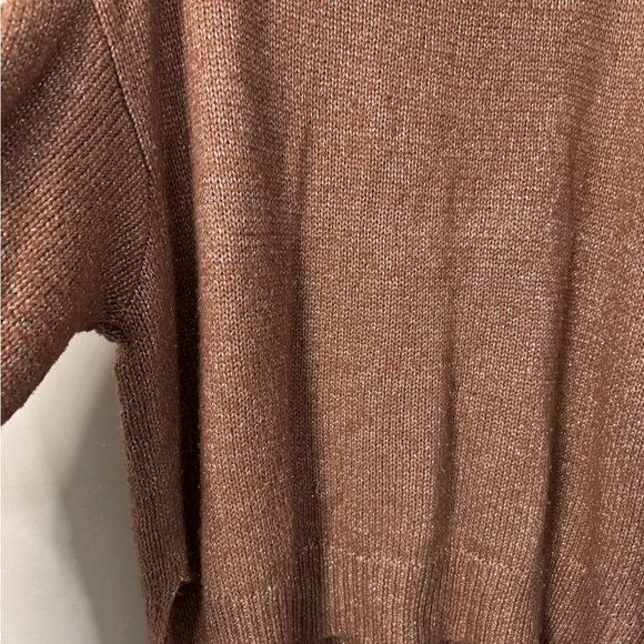 Ava & Viv - Oversized Cozy Brown Knit Sweater - Picture 6 of 11